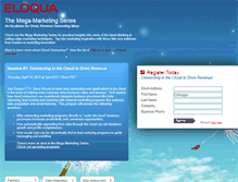 Tablet Screenshot of cloud.eloqua.com