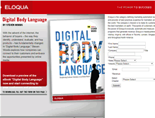 Tablet Screenshot of dbl.eloqua.com